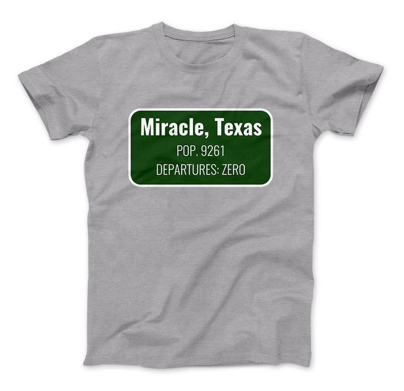 Miracle Texas Shirt Inspired By The Leftovers Heather Grey Standard T