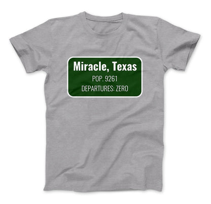 Miracle Texas Shirt Inspired By The Leftovers Heather Grey Standard T