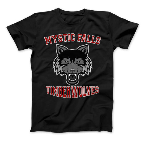 Image of Mystic Falls Timberwolves T-Shirt Vampire Diaries Mystic Falls High School Virginia - Love Family & Home