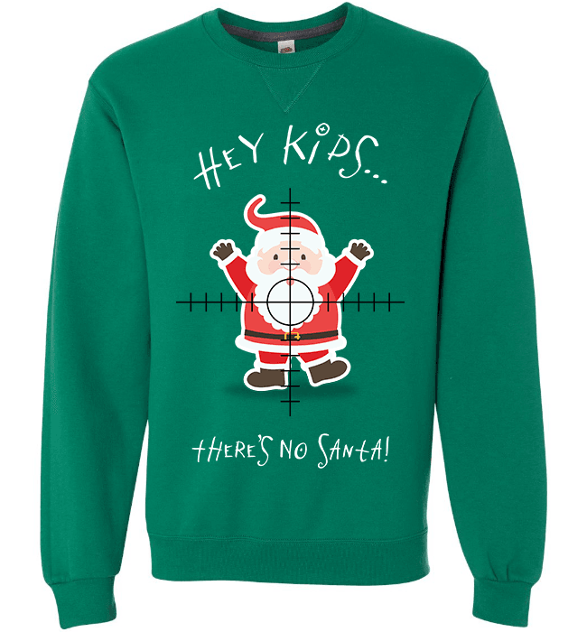 No Santa Long Sleeve Crewneck Clover