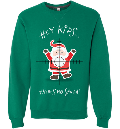 No Santa Long Sleeve Crewneck Clover