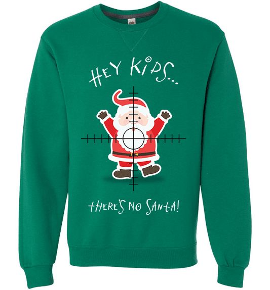 No Santa Long Sleeve Crewneck Clover