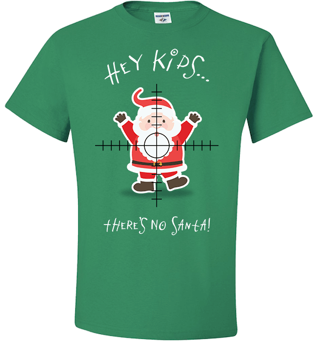 No Santa Standard Fit T Green