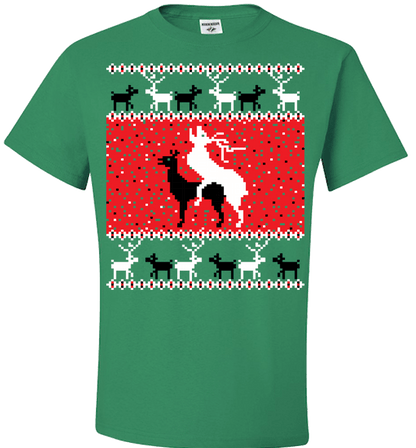 Oh Deer Standard Fit T Green