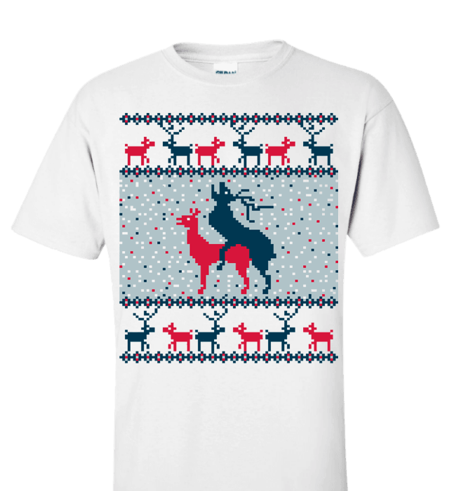 Oh Deer Standard Fit T White