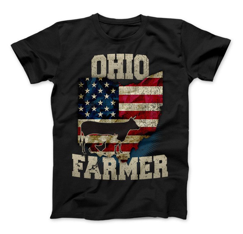Ohio State Farmer Limited Edition Print T-Shirt & Apparel Standard T Black