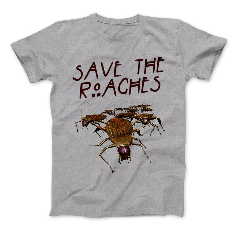 Cockroach Army Save The Roaches Funny T-Shirt Grey Standard T
