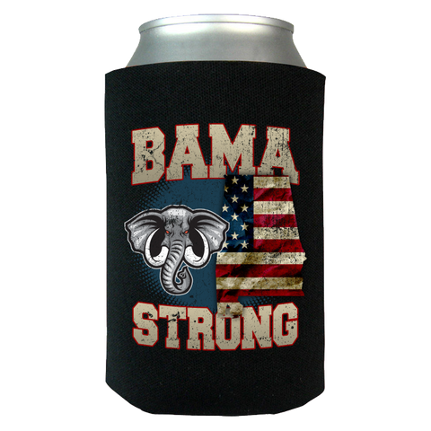 Bama Strong Special Limited Edition Alabama Print Can Koozie Wrap - Love Family & Home