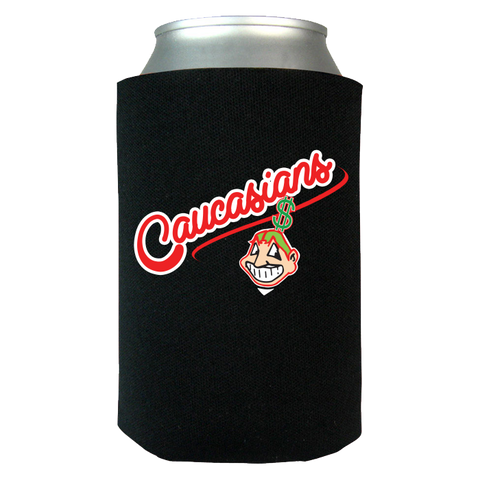 Caucasians Cleveland Indians Chief Wahoo Funny Can Koozie Wrap - Love Family & Home