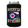 Buckeye Strong Ohio State Flag Limited Edition Print Can Koozie Wrap - Love Family & Home
