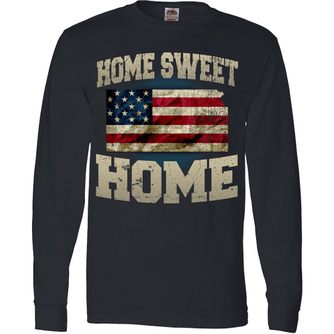 Image of Home Sweet Home Kansas Limited Edition Print T-Shirt & Apparel - Love Family & Home