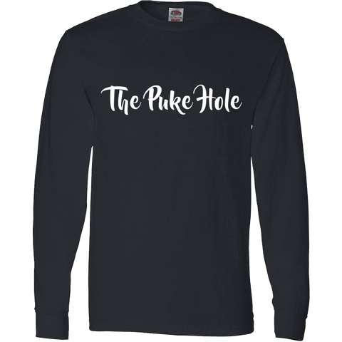 Image of The Puke Hole Original White Print T-Shirt & Apparel - Love Family & Home