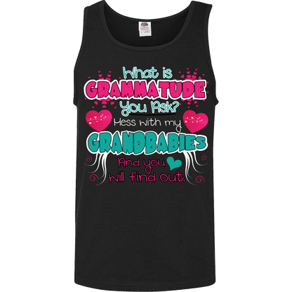 Grammatude T-Shirt & Apparel Unisex Tank Black