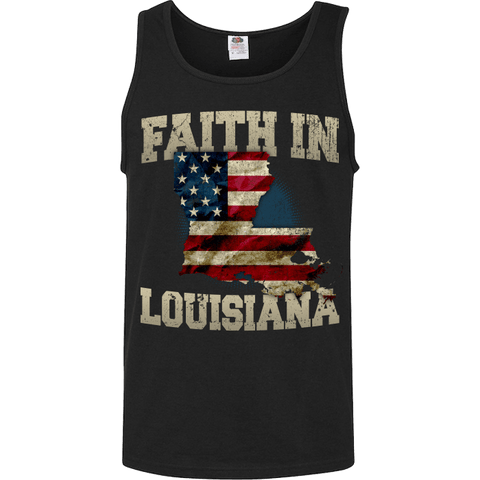 Faith In Louisiana Limited Edition Print T-Shirt & Apparel - Love Family & Home