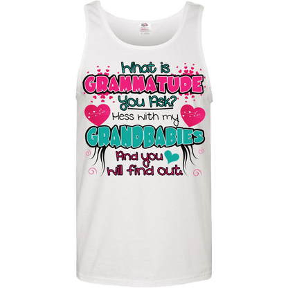 Grammatude T-Shirt & Apparel Unisex Tank White