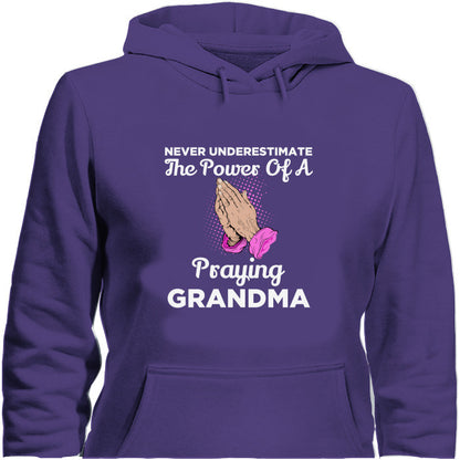 Power Of A Praying Grandma T-Shirt & Apparel T-Shirt & Apparel Hoodie Purple