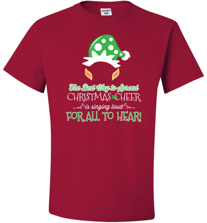 Sing Loud For All To Hear Standard Fit T Red