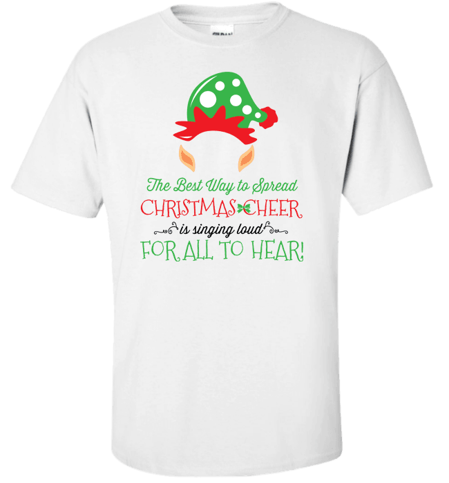 Sing Loud For All To Hear Standard Fit T White