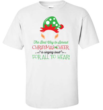 Sing Loud For All To Hear Standard Fit T White
