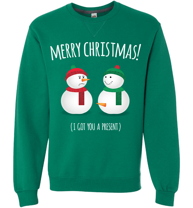 Snowmen Long Sleeve Crewneck Clover