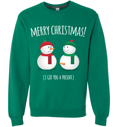 Snowmen Long Sleeve Crewneck Clover