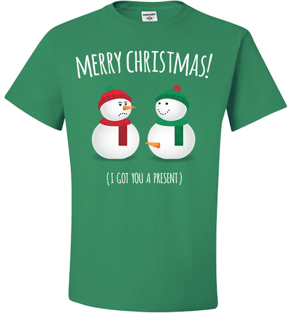 Snowmen Standard Fit T Green