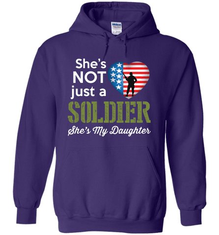 Image of She's Not Just A Soldier She's My Daughter Apparel (Can Be Personalized) - Love Family & Home