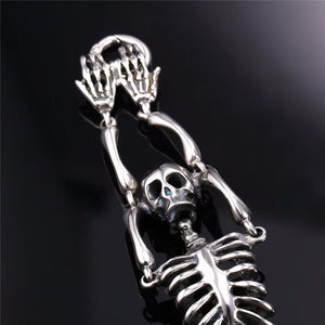 Skeleton Bending Skull Bones Stainless Steel Bracelet - Love Family & Home