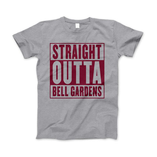 Straight Outta Bell Gardens Apparel Heather Gray Standard T
