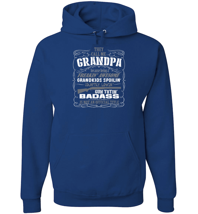 They Call Me Grandpa - Papaw Country Personalized T-Shirt Hoodie Navy