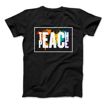Teach Peace T-Shirt Black Standard T