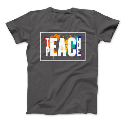 Teach Peace T-Shirt Charcoal Standard T