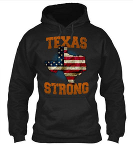 Texas Strong Longhorns Print T-Shirt - Love Family & Home
