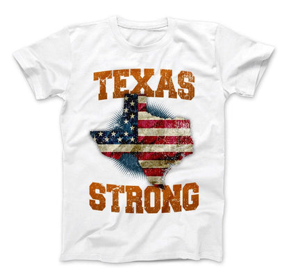 Texas Strong Longhorns Print T-Shirt Standard T White