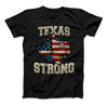 Texas Strong T-Shirt Vintage USA Flag Overlay Texas Strong Design - Love Family & Home