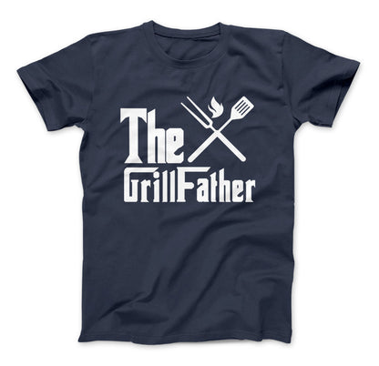 The GrillFather Dads BBQ T-Shirt Father's Day Standard T Navy