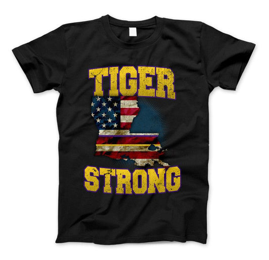Tiger Strong Limited Edition Print T-Shirt & Apparel Standard T Black
