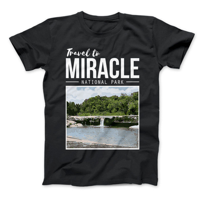 Miracle Texas Travel To Miracle National Park T-Shirt Inspired By The Leftovers Black Standard T
