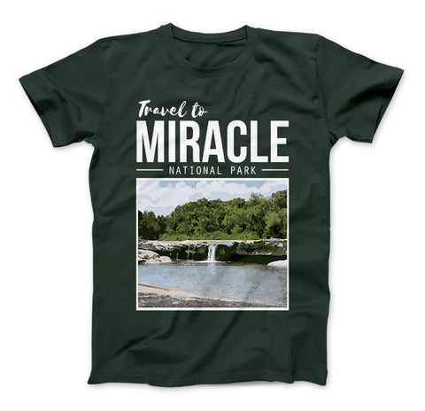 Image of Miracle Texas Travel To Miracle National Park T-Shirt Inspired By The Leftovers - Love Family & Home