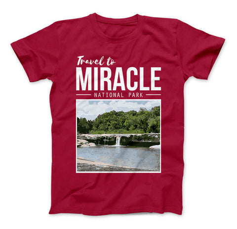 Image of Miracle Texas Travel To Miracle National Park T-Shirt Inspired By The Leftovers - Love Family & Home