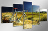 Vintage Bicycle Storm And Field 5-Piece Wall Art Canvas - Love Family & Home