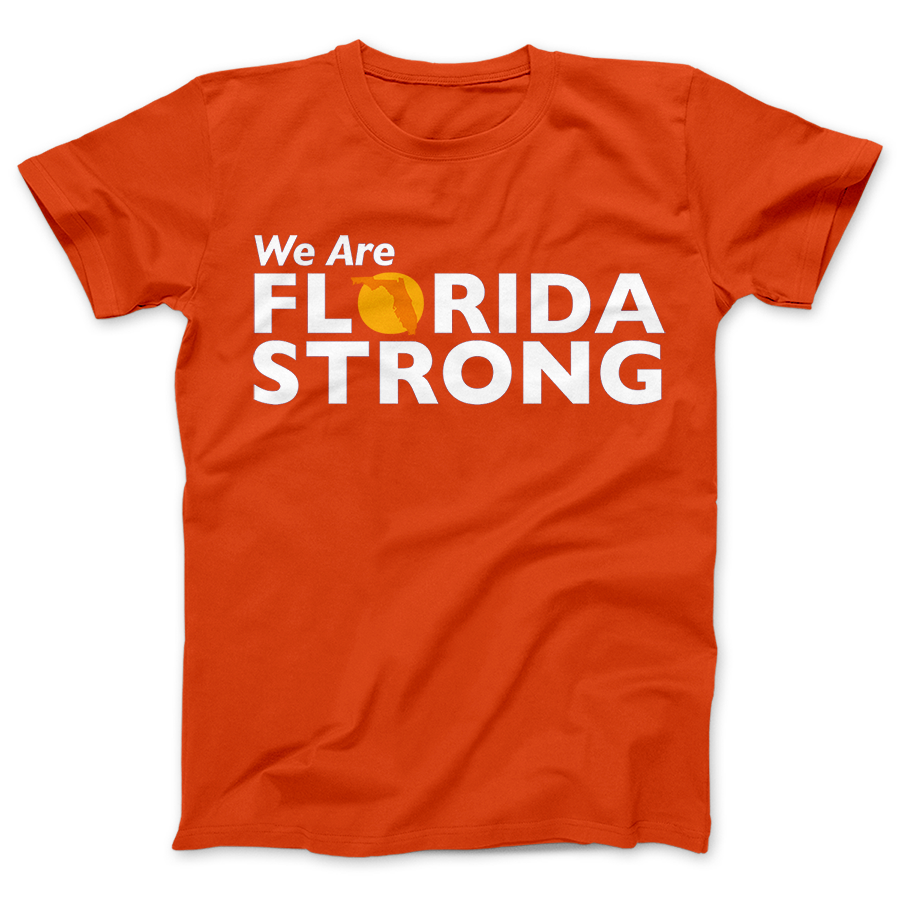 Florida Strong T-shirt We Are Florida Strong Standard T Orange