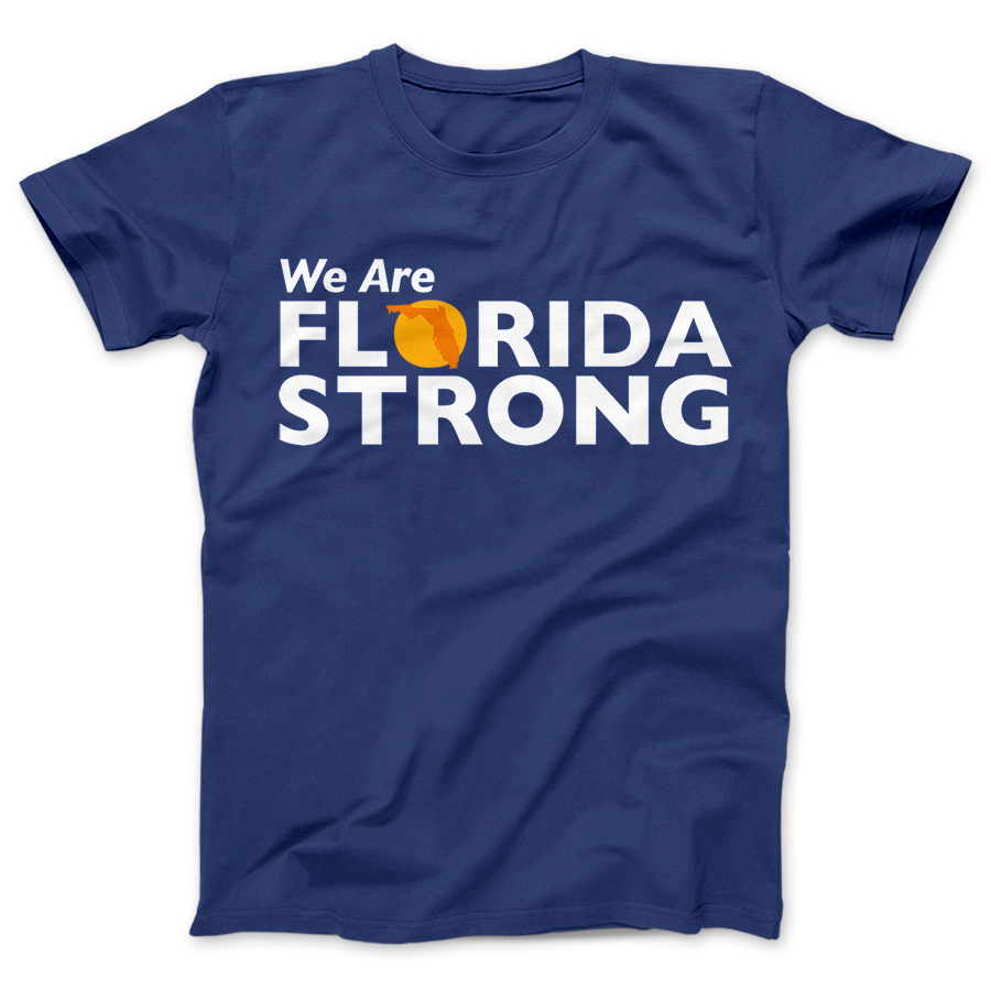 Florida Strong T-shirt We Are Florida Strong Standard T Royal
