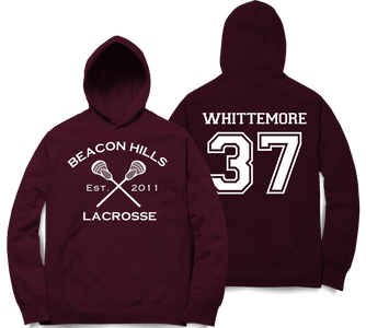 Whittemore 37 Teen Wolf Beacon Hills Inspired Lacrosse Hoodie - Love Family & Home