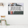 Work While They Sleep Then Live Like They Dream Canvas Wall Art - Love Family & Home
