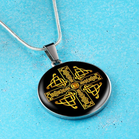 Image of Celtic Cross Celtic Knot Premium Necklace - Love Family & Home