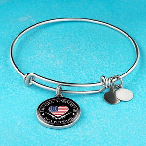 This Girl Is Protected By A Veteran Bangle - Love Family & Home