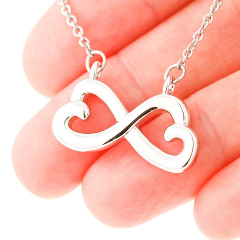 To My Daughter You Will Always Be My Baby Girl Love Mom, Infinity Hearts Necklace - Love Family & Home