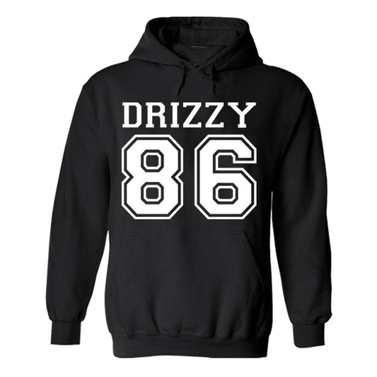 Drizzy Team 86 Toronto Canada Hip hop Pullover Black