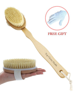 Back Brush Far-Reaching With Exfoliating Glove Detachable Head - Love Family & Home
